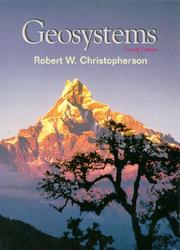 Cover of: Geosystems by Robert W. Christopherson