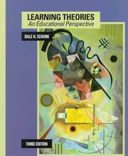 Cover of: Learning theories by Dale H. Schunk