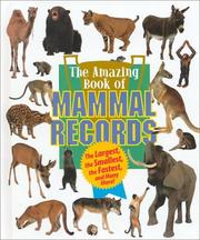 Cover of: Animal Records - Amazing Book of Mammal Records (Animal Records) by Samuel G. Woods