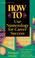 Cover of: How to use numerology for career success