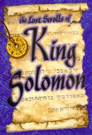 Cover of: Lost Scrolls Of King Solomon by Richard Behrens