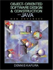 Cover of: Object-Oriented Software Design and Construction with Java | Dennis Kafura