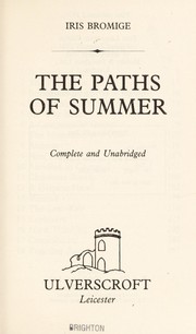 Cover of: The Paths of Summer