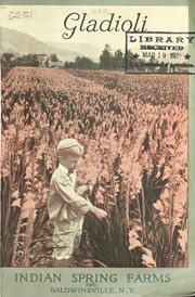 Cover of: Gladioli, a comprehensive list of the world