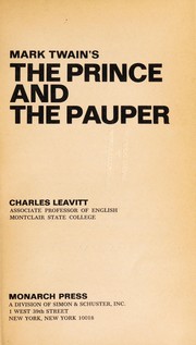 Cover of: Mark Twain's The prince and the pauper