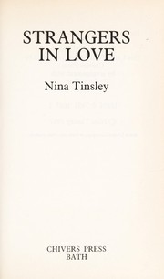 Cover of: Strangers in Love by Nina Tinsley
