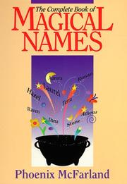 Cover of: The complete book of magical names