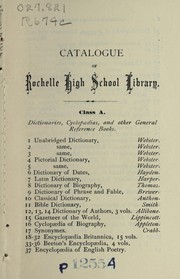 Cover of: Catalogue | Rochelle (Ill.). High School. Library