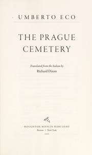 Cover of: The Prague cemetery