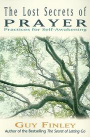 Cover of: The lost secrets of prayer: practices for self-awakening
