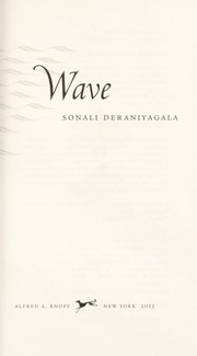Cover of: Wave by Sonali Deraniyagala