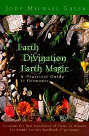 Cover of: Earth Divination: Earth Magic by John Michael Greer
