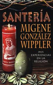 Cover of: Santería by Migene González-Wippler