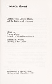 Cover of: Conversations: Contemporary Critical Theory and the Teaching of Literature