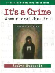 Cover of: It's a Crime: Women and Justice (2nd Edition)