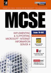 Cover of: MCSE: implementing and supporting Microsoft Internet Information Server 4