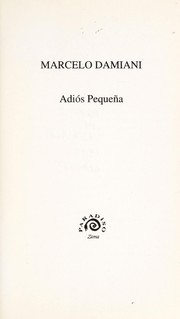 Cover of: Adiós pequeña