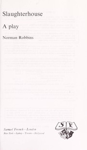 Cover of: Slaughterhouse | Norman Robbins