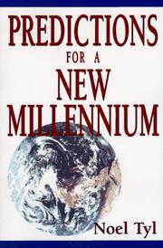 Cover of: Predictions for a New Millennium by Noel Tyl, Noel Tyl