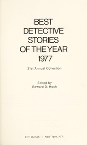 best-detective-stories-of-the-year-1977-cover