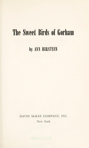 Cover of: The sweet birds of Gorham. by Ann Birstein