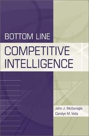 Cover of: Bottom Line Competitive Intelligence