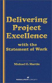 Cover of: Delivering Project Excellence With the Statement of Work