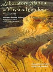 Cover of: Laboratory Manual in Physical Geology (5th Edition)