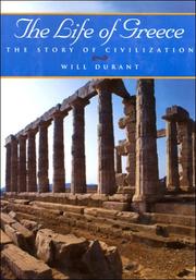 Cover of: The Life of Greece (The Story of Civilization, Vol. 2) by Will Durant