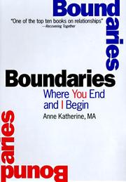 Boundaries by Anne Katherine