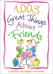 Cover of: 1,003 Great Things About Friends