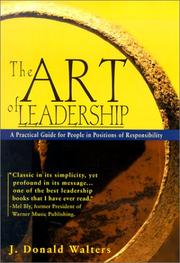 Cover of: Art of Leadership