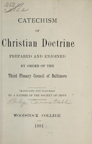 Cover of: Catechisms of Christian doctrine | Catholic Church