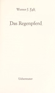 Cover of: Das Regenpferd by 