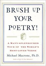 Cover of: Brush Up Your Poetry! by Michael Macrone, Michael Macrone