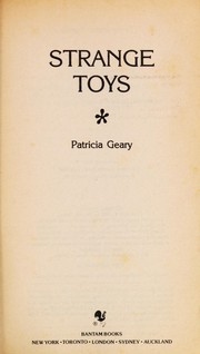 Cover of: Strange Toys | Patricia Geary