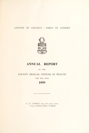 Cover of: [Report 1959] | Lindsey (England : County). County Council