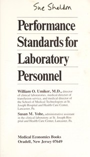 Cover of: Performance standards for laboratory personnel by William O. Umiker