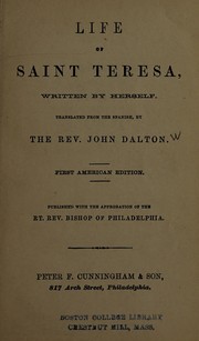 Cover of: Life of Saint Teresa: written by herself