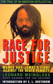 Cover of: Race for justice by Leonard Weinglass