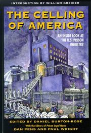 Cover of: The celling of America by Daniel Burton-Rose, Dan Pens, Paul Wright