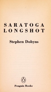 Cover of: Saratoga longshot