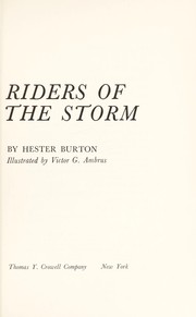 Cover of: Riders of the storm.