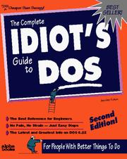 Cover of: The complete idiot's guide to DOS