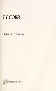 Cover of: Ty Cobb by Alexander, Charles C.