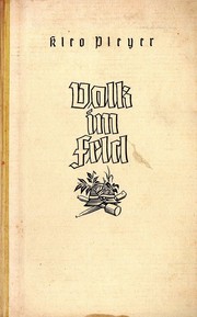 Cover of: Volk im Feld. by Kleo Pleyer