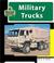 Cover of: Military Trucks