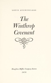 Cover of: The Winthrop covenant by Louis Auchincloss
