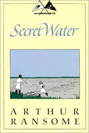 Cover of: Secret water