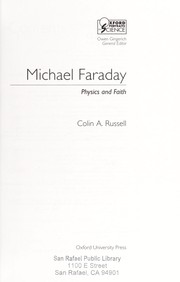 Cover of: Michael Faraday : physics and faith by 